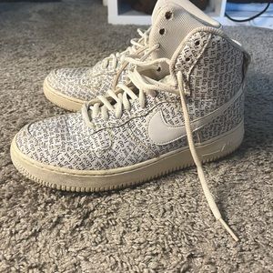 Men’s Nike Air Force 1 high ‘07 LV8 Just do it white